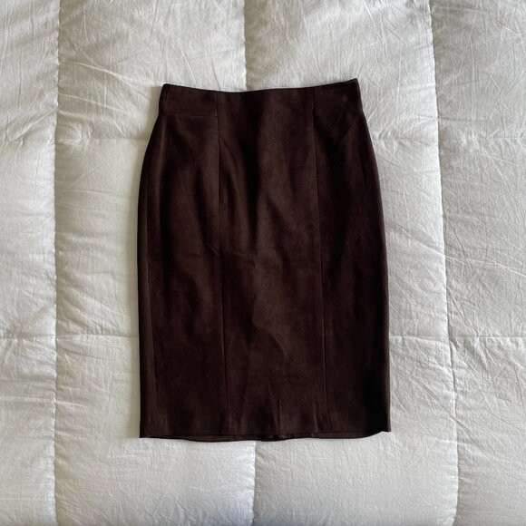 Artisan NY brown midi skirt (sz 2) - Picture 1 of 6